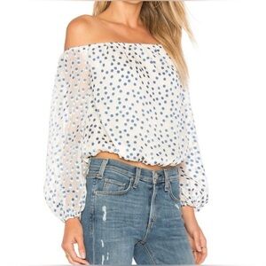 LOVERS + FRIENDS Oh Girl Off The Shoulder Top